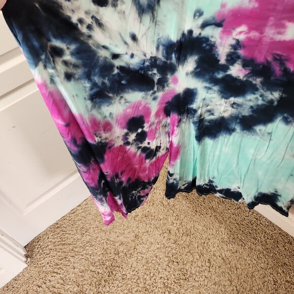 TORRID Comfy Boho Tie Dye Super Soft Culotte Jumpsuit - Picture 5 of 8